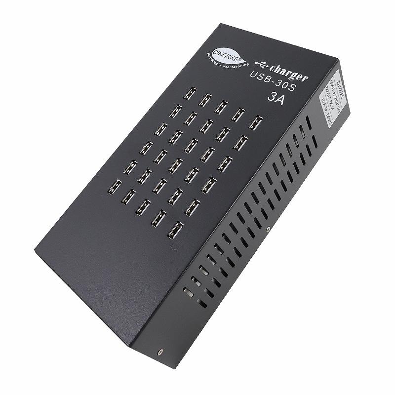 30-Port 3A Multi-Port USB Charger 5V Fast Charging for Mobile Phones