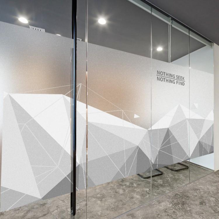 Customized Frosted Glass Film for Business Doors: Privacy & Light Control
