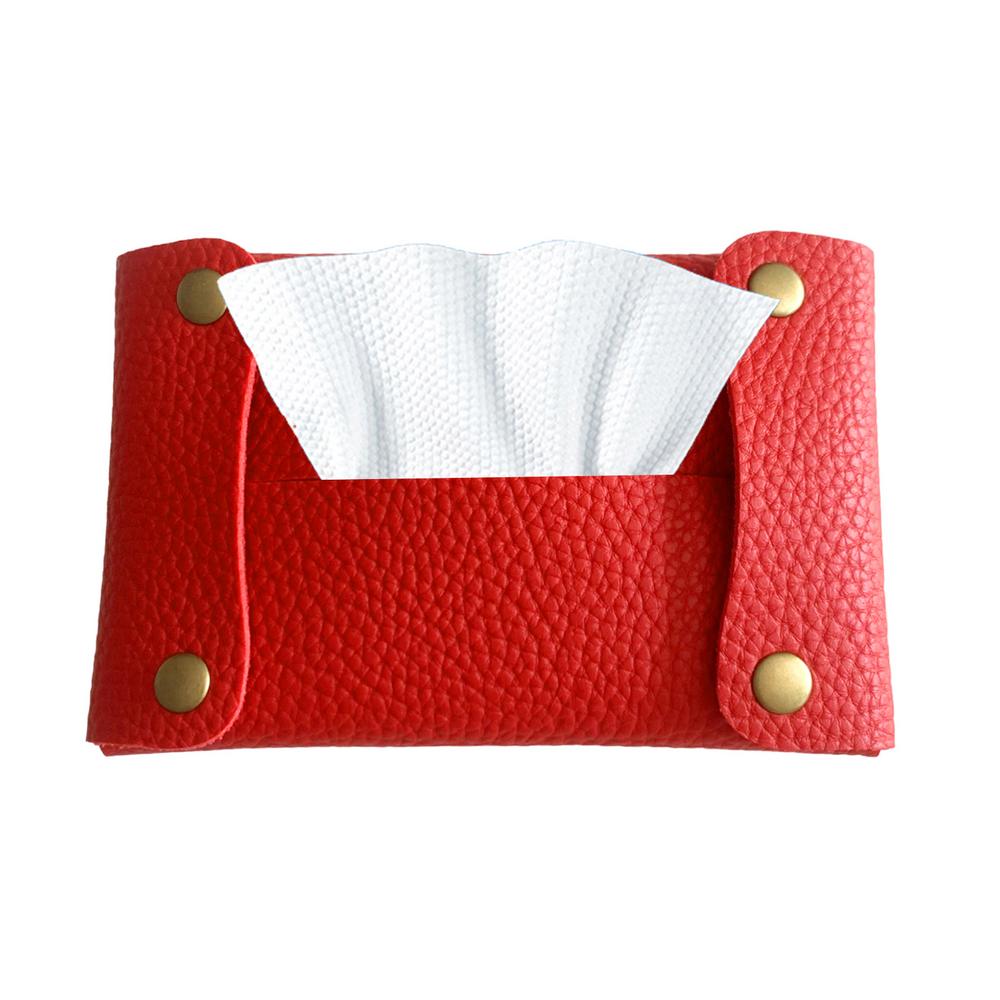 Kapesní držák na kapesníky Měkký držák na kapesníky Opakovaně použitelný cestovní sáček na kapesníky Papírové pouzdro z PU kůže Hygienické sáčky do koupelny Malý