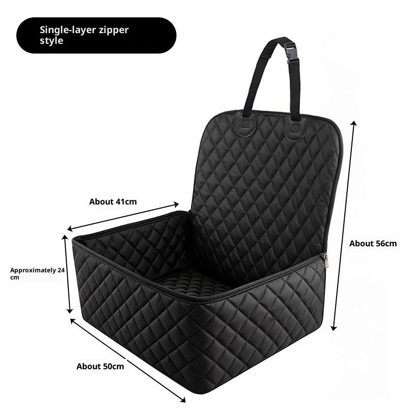Pet Dog Cat Car Seat Cover Pet Car Seat Pet Car Carrier Cushion Waterproof Wear Resistant Rear Seat Portable Pet Supplies