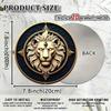 Islamic Lion Metal Wall Art Aluminum Poster 7.8 Inch Living Room Decor
