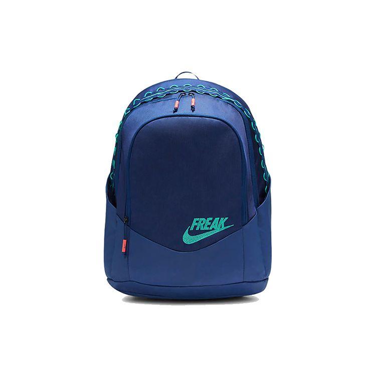 Nike Casual Student Travel Sports Fabric Backpack Unisex Backpack Blue DA9865-492 Blue
