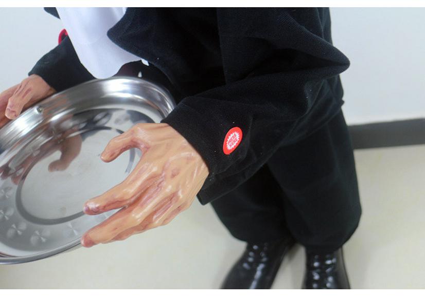 GRET Light-Controlled Talking Butler Ghost Halloween Prank Toy