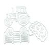 Tractor Straw DIY Craft Metal Cutting Die Scrapbook Embossed Paper Card Album Craft Stencil Template Die-cuts