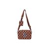 New MLB Monogram Collection Polyester Tofu Bag Combo Bag Camera Bag Shoulder Bag Crossbody Bag Regular Unisex Red Brown 3ACRM012N-43BRD