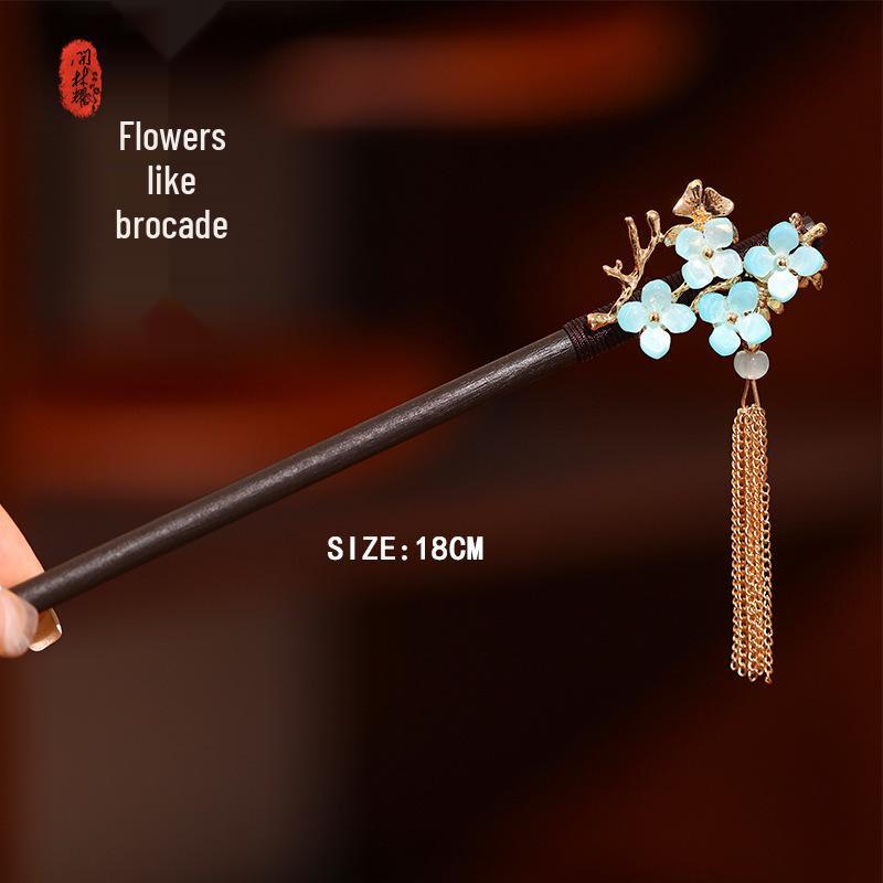 Maiglöckchen Quasten Haarnadel für Damen: Elegante Hanfu-Kopfbedeckung im antiken Stil