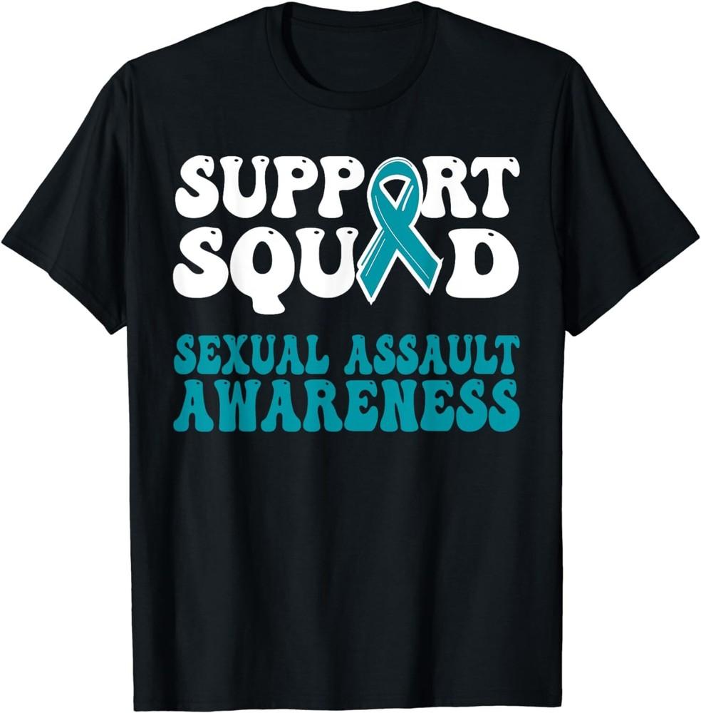 Support Team Squad Sexual Assault Awareness Month Unisex T-Shirt Unisex T-Shirt S