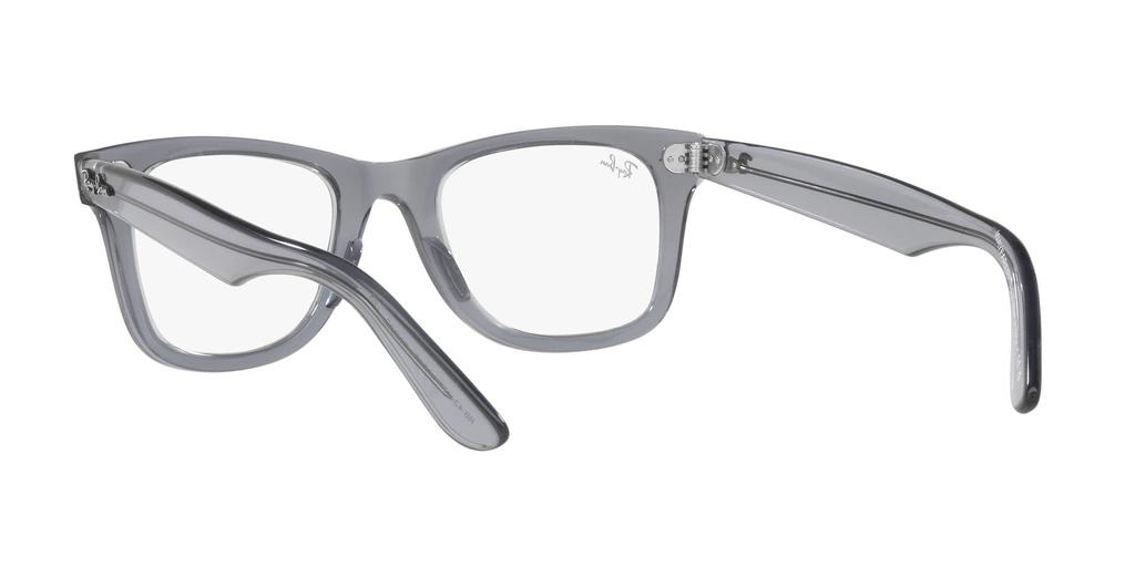 Prescription Eyewear Frames RX4340V WAYFARER EASE 8225 TRANSPARENT GREY 50 [Ray-Ban]
