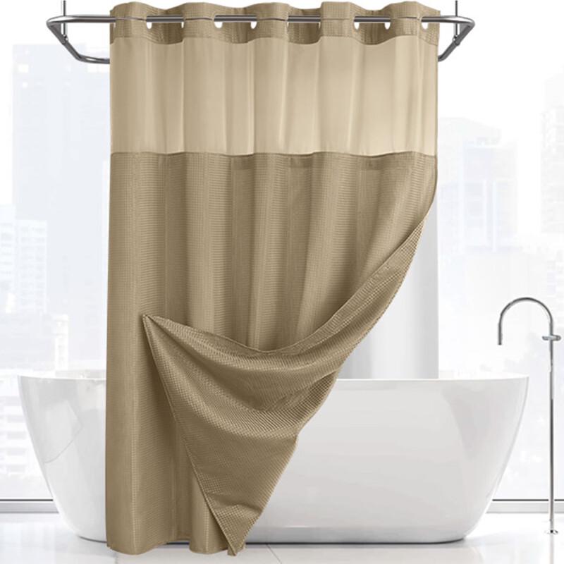 Waffle Weave Shower Curtain
