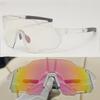 Pochromic Cycling Sunglasses Outdoor Sports Goggles Road Bike UV400 Bicycle Men Women Windproof Sun Glasses