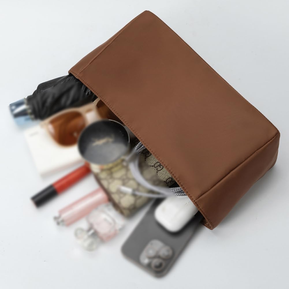 SHINLAD Luxury Tote Bag Inner Bag, Handmade, Lightweight, Self-Standing, Large Capacity (Grey, Small (Party 30): 28cm W X 17cm H X 11cm D)