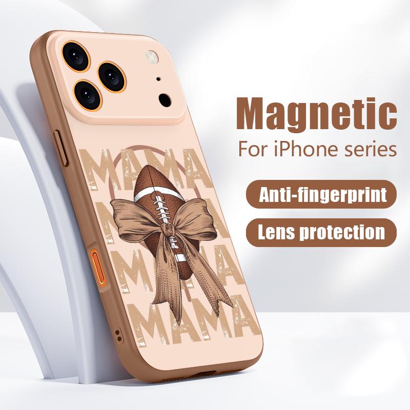 Floral Pattern Case For iPhone 17 Pro Max Hybrid TPU+PC Magnetic For Magsafe Matte Cover For iPhone 16 Pro Max 15 14 13