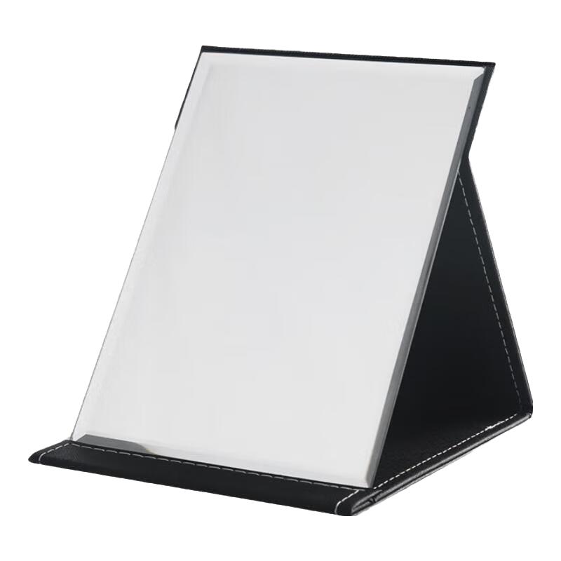 Meebordi Large Foldable Portable PU Makeup Mirror
