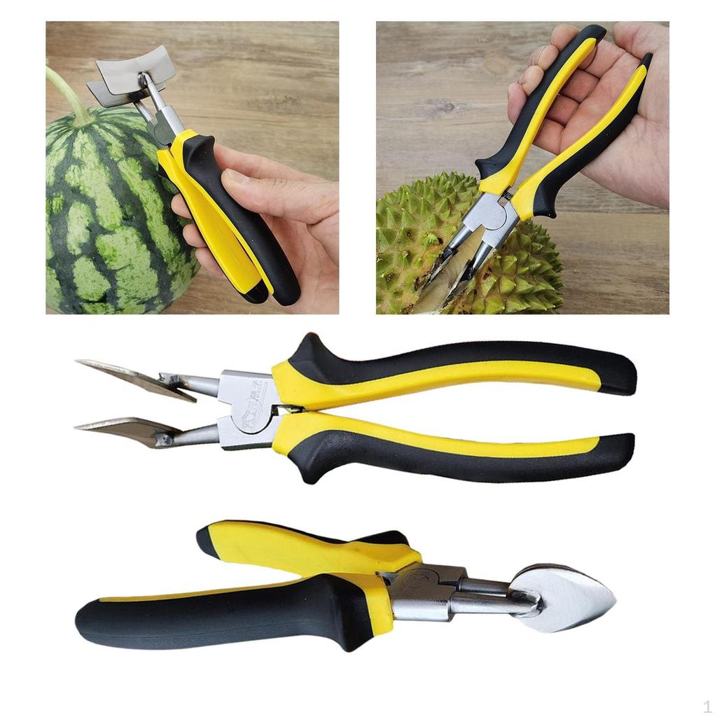 Pinza Aprisgusci Melone Comoda Presa Compatta Manuale Macchina Sgusciatrice Durian per Campeggio