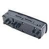 Car Interior Window Lift Panel 2518200110 for Routine Repair, Black Door Control Piece with Four Lift Buttons, Mirror Adjust Pad and Lock Key Layout