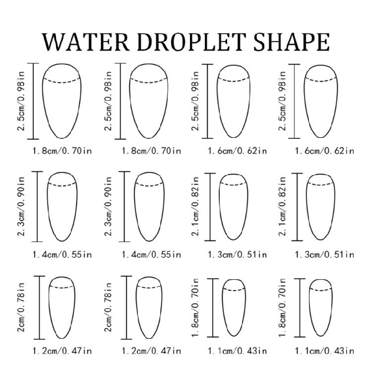 24PCS Ombres Glitters Press On Nail Medium Almond Shape White Heart Design Reusable Fake Nail ABS