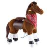 Ride On Horse, Riding Pony Toys for Kids, No Battery Required, Smooth Wheels with Anti-Roll Stop Ring, Upgraded Raised Seat, Handles, Sturdy Pedals,