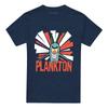 Spongebob Plankton 100% Katoen T-shirt Heren T-shirts Top S-2XL, Marineblauw