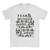 Fear and Hunger Games T-Shirt Men's 100%Cotton Clothing Vintage Horror  Crewneck Short Sleeve