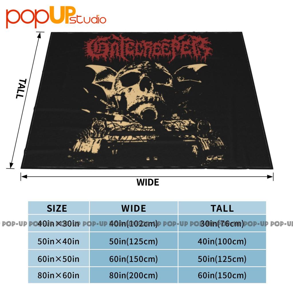 Gatecreeper 'Dead Inside' Ultra-Soft Blanket Quilt Winter Sofa Cover Bed Covers