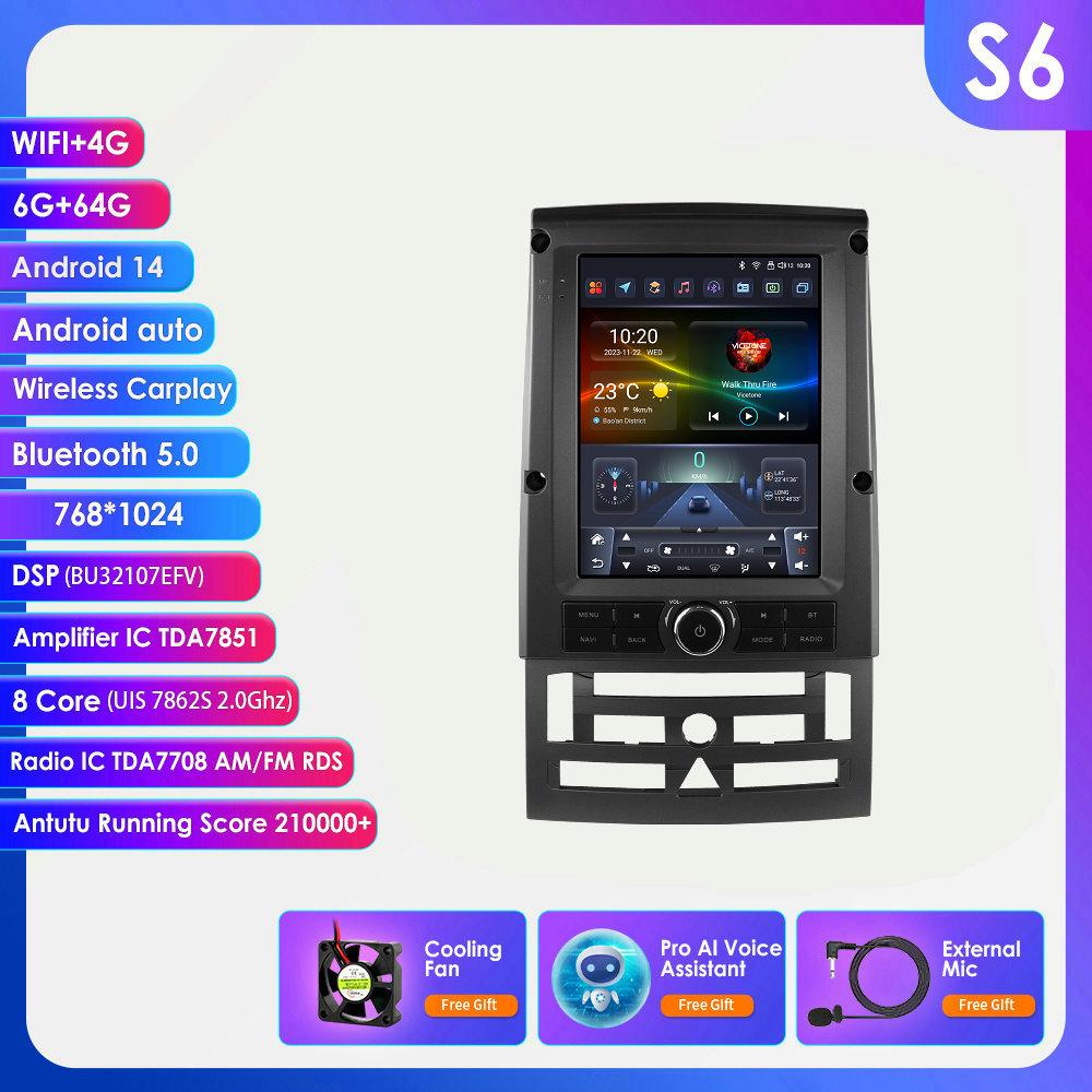 

Hizpo 9.7 AI Беспроводной CarPlay Android Auto Автомагнитола для Peugeot 407 SW CC 2004-2011 Стерео Мультимедиа GPS Головное устройство Экран WIFI Интеллектуальный экран S6 8Core 6G 64G AI