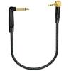 3.5mm To 6.35mm 90 Degree Right Angle Mono Cable For Electric Guitar Bass 6.35mm Long Elbow Wire for Guitar