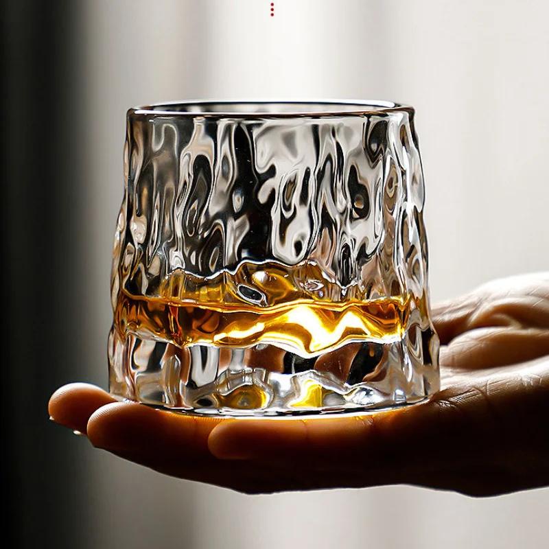 Bicchiere da Whiskey Spesso in Cristallo Design Trottola Martello Bicchiere da Vino Spirit Xo Brandy Tazza Bicchiere da Vino Nuovo Creativo