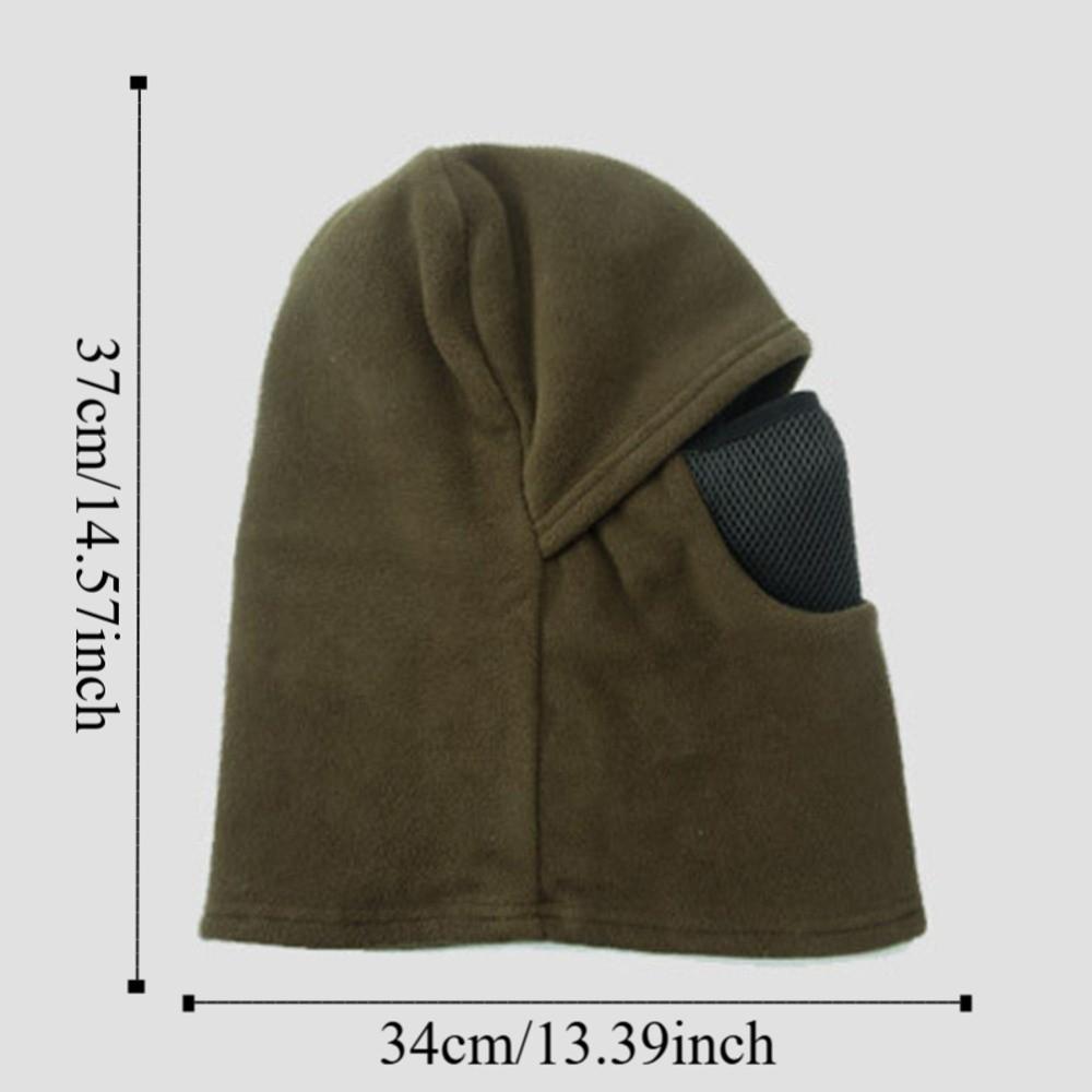 Breathable Balaclava Cycling Cap Fleece Ski Windproof Cap Warm Hat Mask Winter