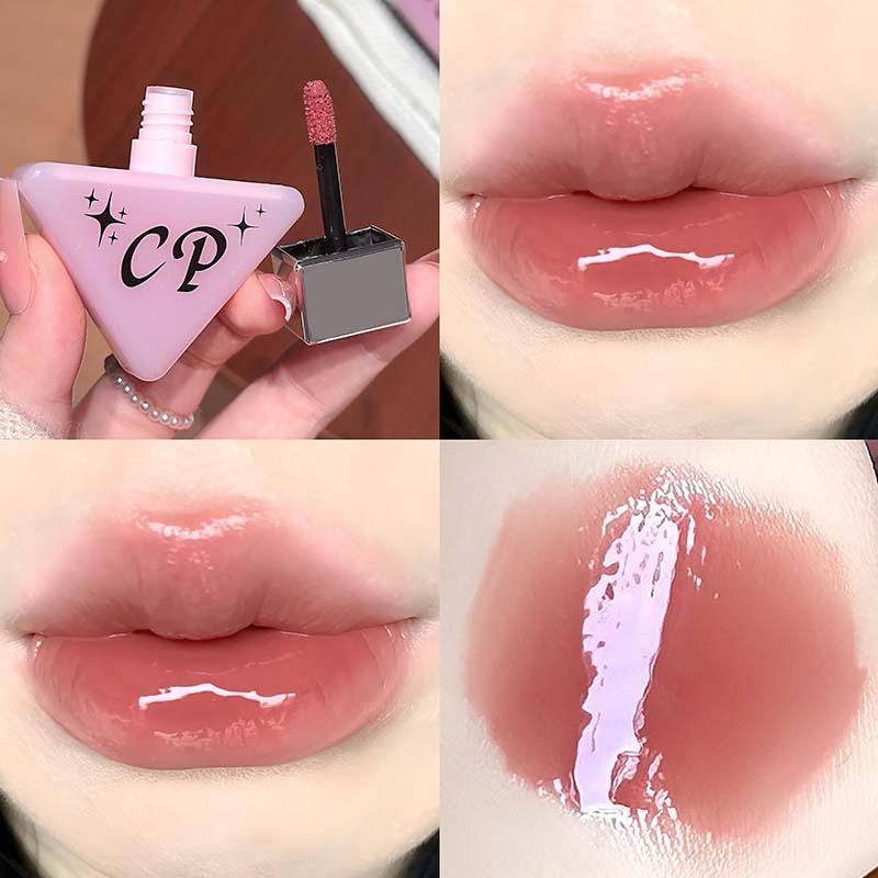 CAPPUVINI Rosa Tau Klarer Lipgloss: Feuchtigkeitsspendendes, aufpolsterndes und glanzförderndes Make-up.