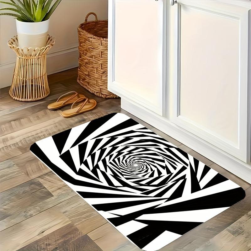 1 Stück Wolf Küchenteppich Rutschfeste Fußmatten Pop-Design Badezimmerteppich Badematte Teppich für Zuhause Spüle Wäsche Dekor