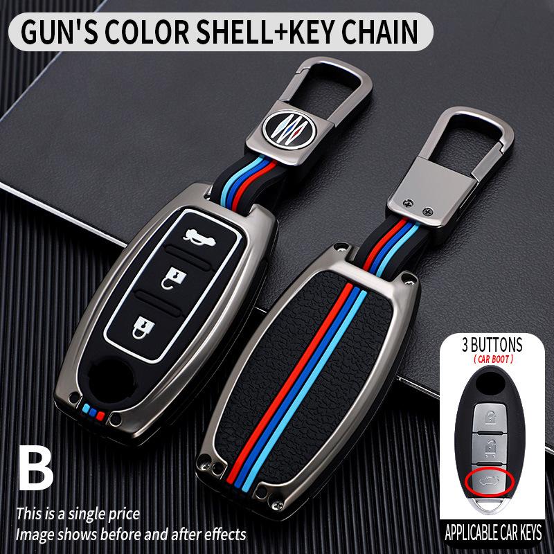 Applicable To The 14th Generation Xuanyi Key Set 2023 Teana Qashqai Qijun Jinke Tuda Car Case Buckle