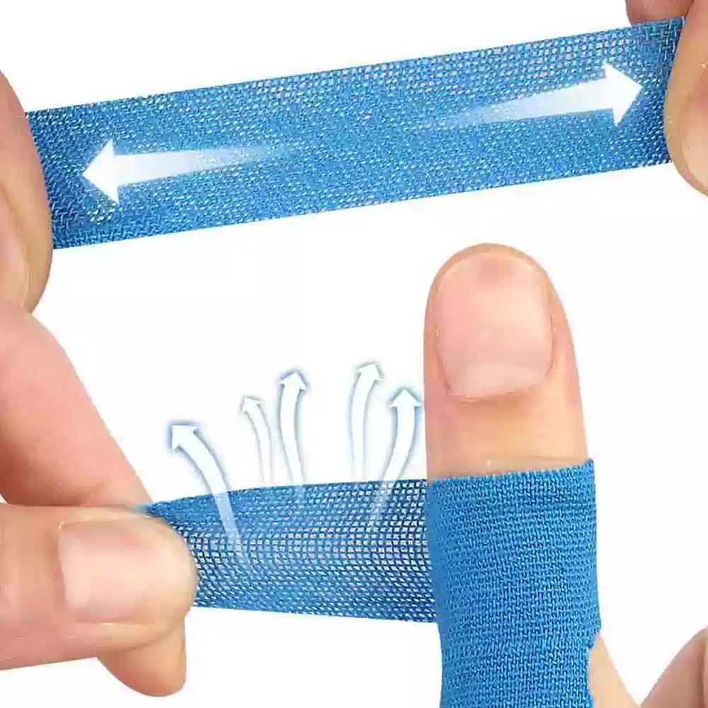 10 PCS Precut Thumb Support Tape - Self-Adhesive - Breathable & Waterproof Thumb Brace for Sports,Housework (Beige/Black/Blue)