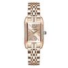 Casaro Fashion Square Watch Women'S Fashion Light Luxury Watch Delicate Steel Belt Waterproof Quartz Watch