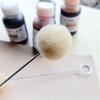 Metal Handle Leather Dauber Tool Dyeing Sponge Painting Brush New Wool Ball Brush  DIY Leather Tool
