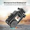 For DJI Osmo Action 5 Pro / 4 / 3 PULUZ Vertical Plastic Protective Frame Cage with Cold Shoes (Black)