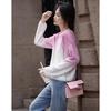 Artistic Gradient Wool Blend Relaxed Fit Knitted Sweater