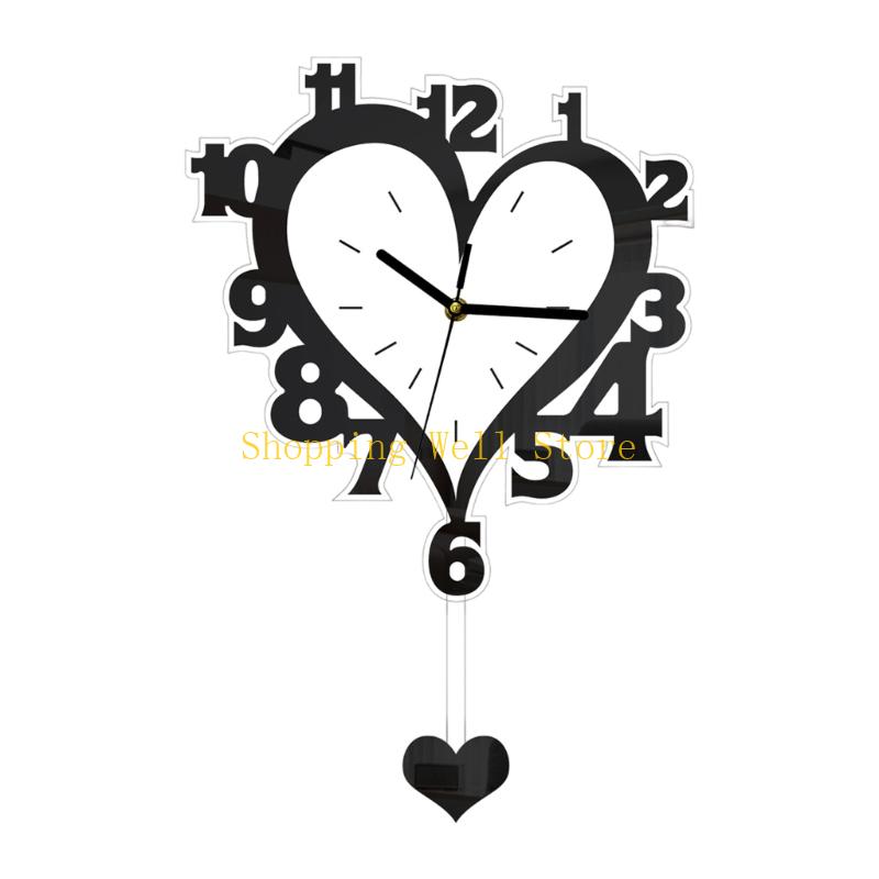 KX4B Wall Clock,Rustics Wall Clock Battery Operated Silents None Ticking Clock Decorative Clock for Kitchen,Bathroom Decors