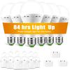 Rechargeable Light Bulbs for Lamp, LED Battery Backup Bulb | 4+ Hours Runtime with 3 Dimming Modes, Essential for Hurricane Power Outages and