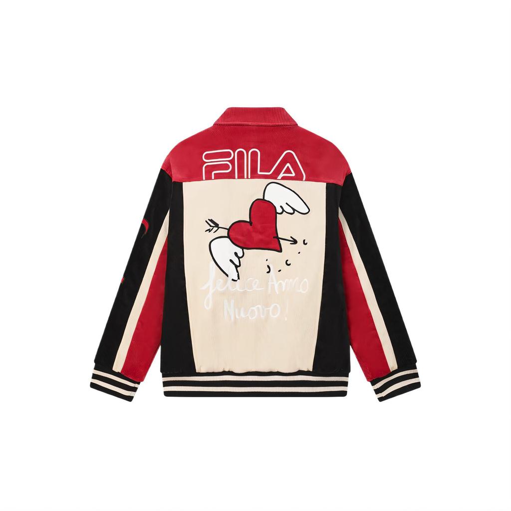 New FILA ORIGINALE FW/AW24 Puffer Jacket Men's Rhythmic Red F11M519901F-PK