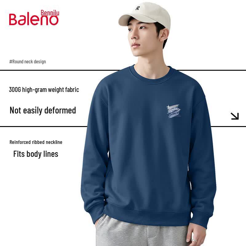 Baleno Men's Long Sleeve Crewneck Sweatshirt