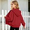 Girls Fashion Casual Printed Hoodie for Sports