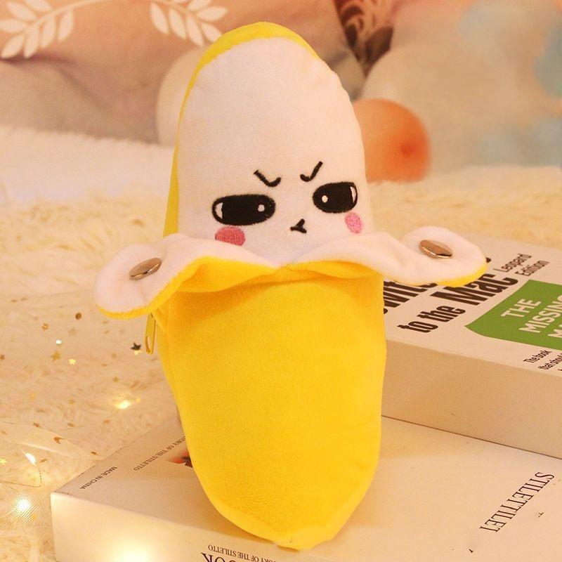 1Pcs Christmas Gift Banana Baby Beat Sensing Creative Fruit Novelty Parent-Child Musical Interactive Piano Toy Plush Doll