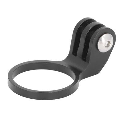 Bike Stem Mount Light Holder Aluminum 28.6mm Polished Angle Adjustable Bicycle Stem Action Camera Mount