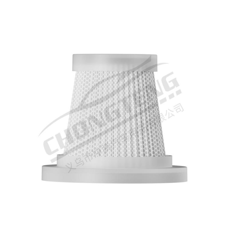 Washable HEPA Filter Cartridge for Car Vacuum Cleaner with Multiple Accessories.