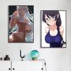1pc Hanekawa Tsubasa Anime Kizumonogatari Poster Poster Art Print Bar Living Room Furniture Decor