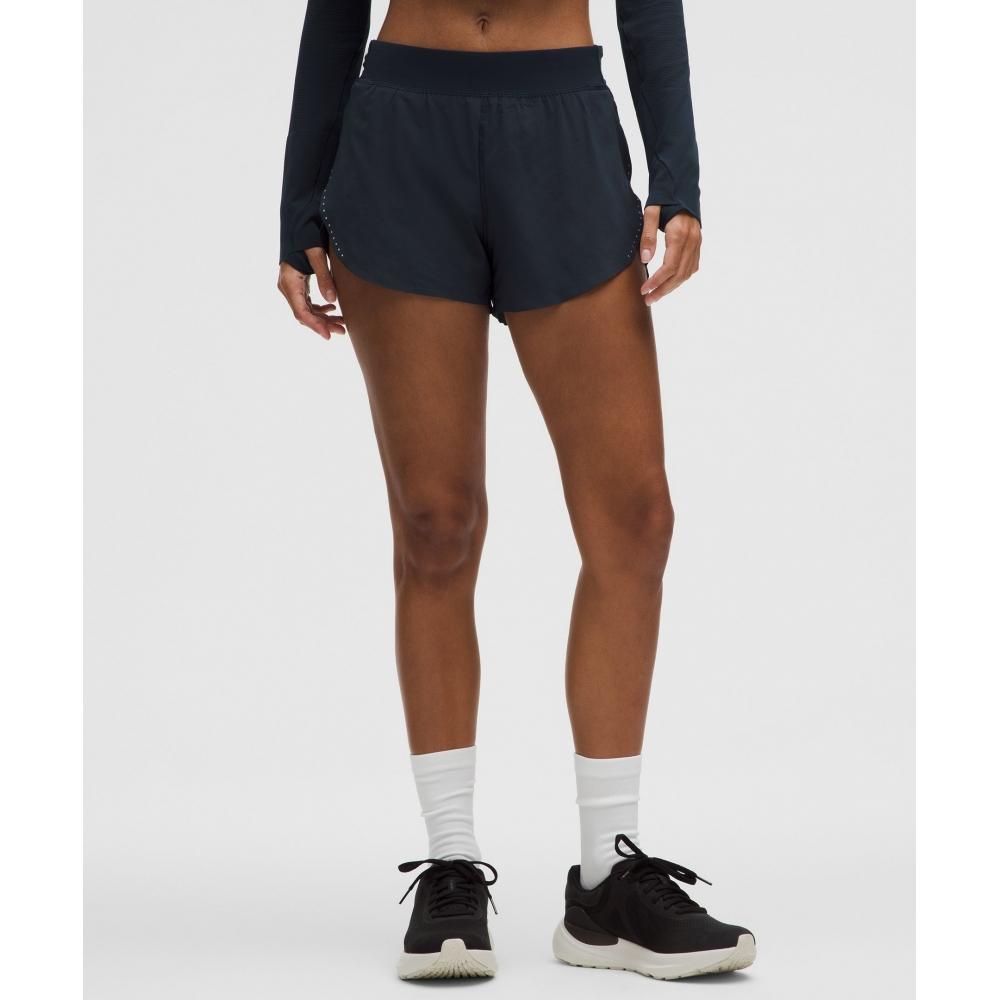 

Lululemon Fast And Free High Rise Classic Fit Split Short 3 True Navy XXXS