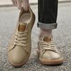Mode 2025 Neue Herren Echtleder Casual Vulkanisierte Schuhe Klassische Flache Designer Skateboard Schuhe Jugendmode Outdoor Oxford Schuhe
