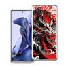 Transparent Phone Case for Xiaomi Mi 14 13 12 11 Ultra Poco X3 NFC F3 F6 Pro Soft TPU Shell Trend Fashion Cartoon Chinese Dragon