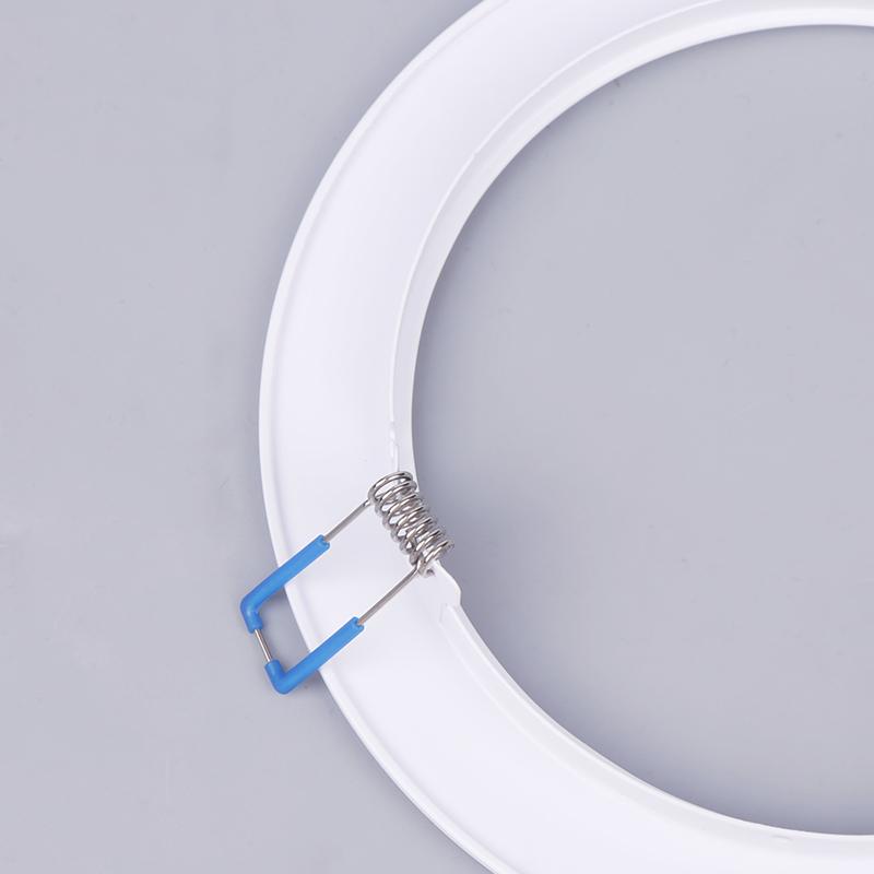 Led Downlight Spotlight Brackets Light Stand Adapters Lamp Shade Rings Hole Enlarge White Outer Frames Cut Out Remedial Circles