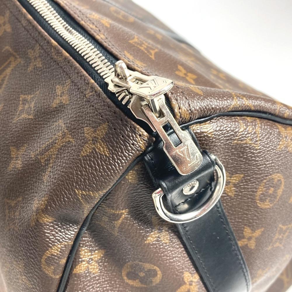 Louis Vuitton M56714 MonogramMacassar KeepallBandouliere55 Hand Bag Duffle Bag